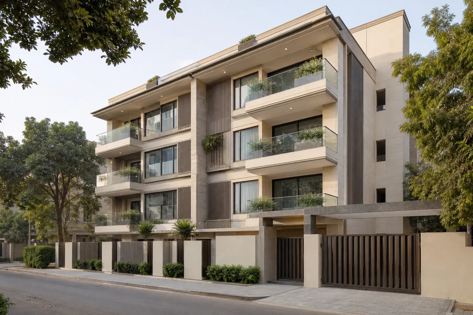 Builder floor exterior