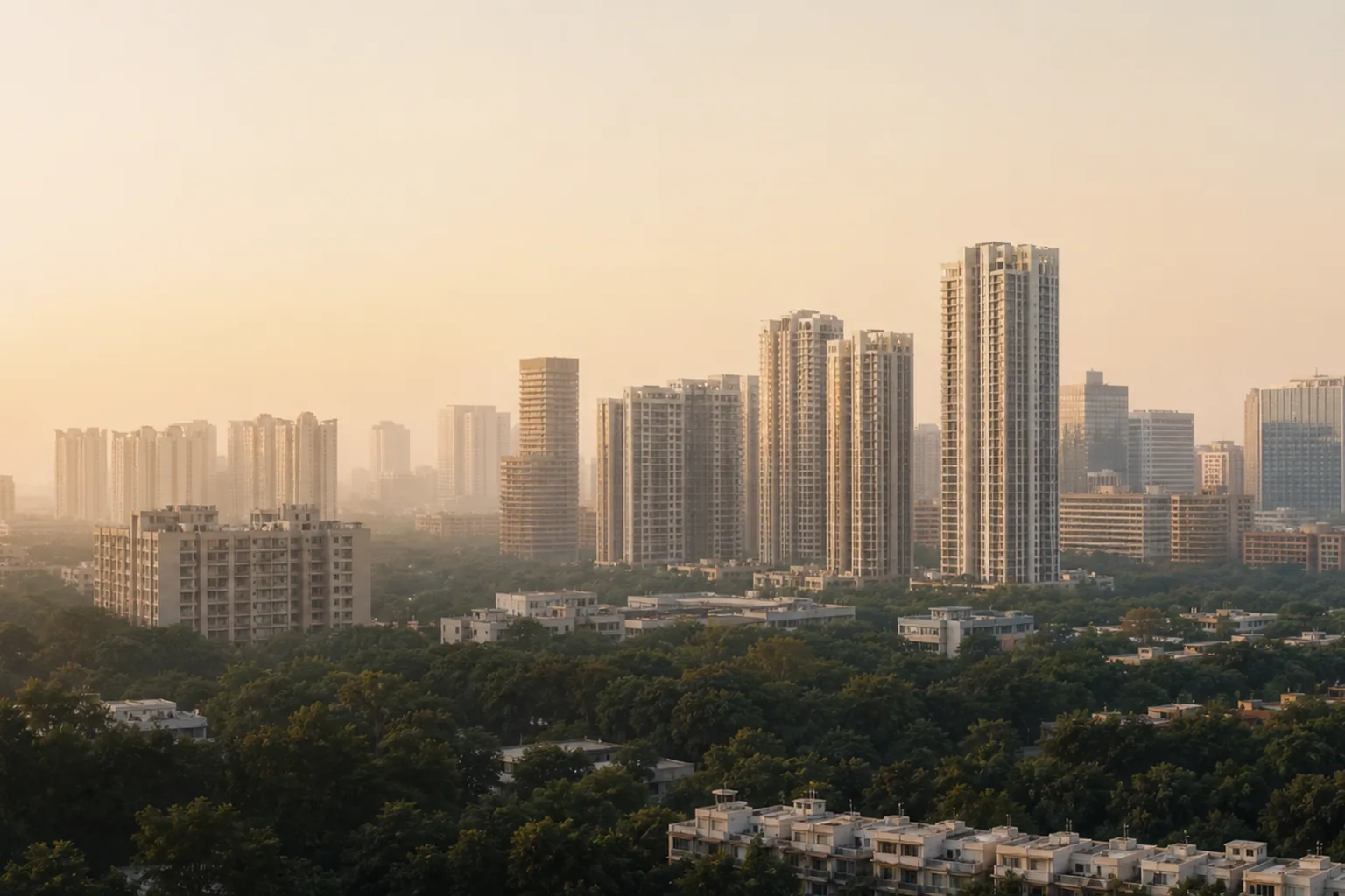 Gurgaon skyline